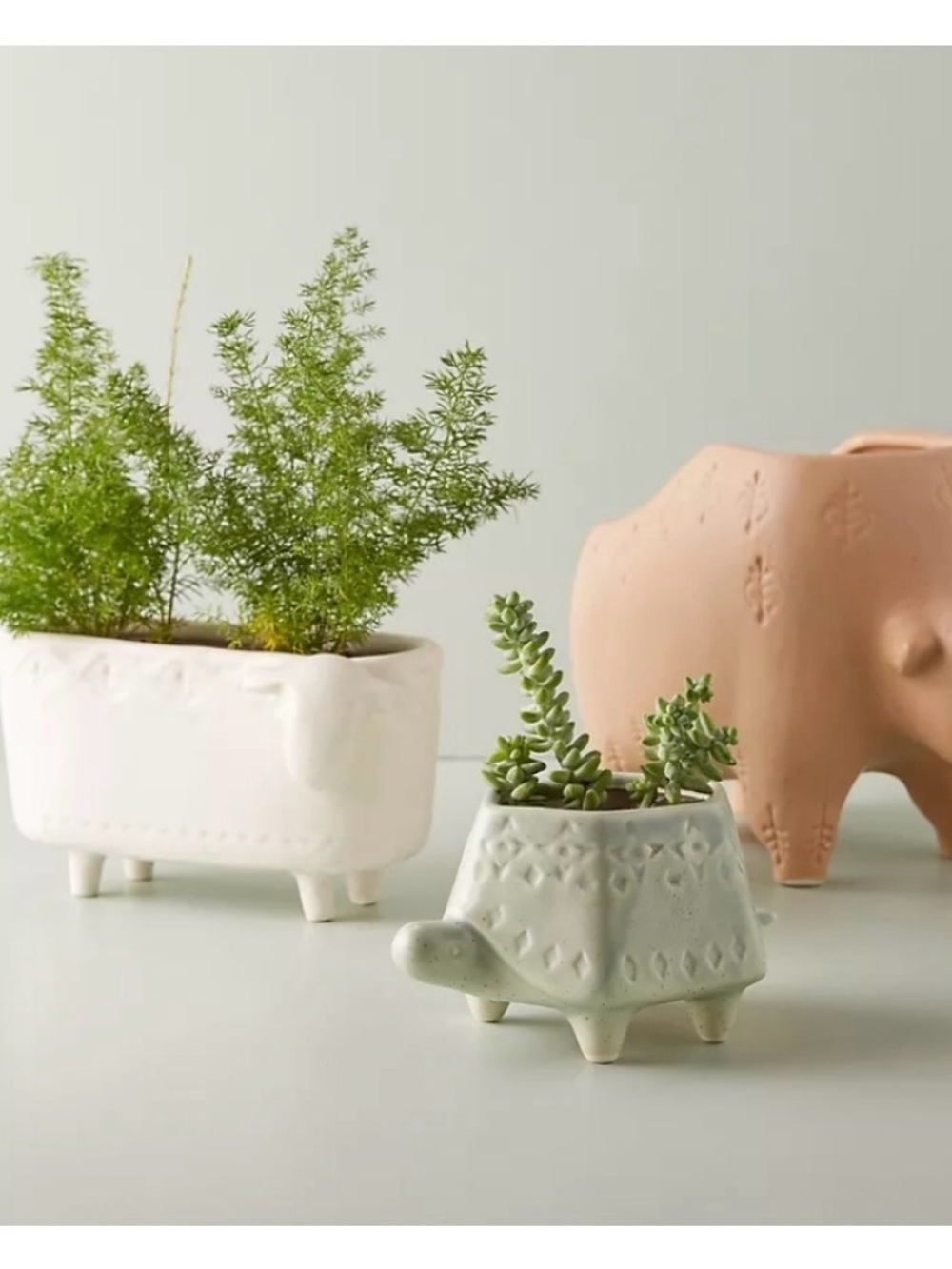 Anthropologie Terracotta Sheep 🐑 Planter 🪴 - Picture 4 of 13